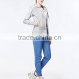 Slim Fit Plain Crop Top Hoodies for Women thumbnail-2