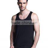 Custom Made Sports Gym Black Plain Mens Tank Tops thumbnail-2
