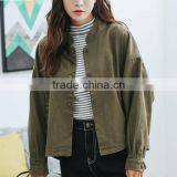 Zm35733a New Design Girls Coat Casual Sports Jean Jacket Wholesale thumbnail-1