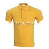 OEM Custom Polyester/spandex Plain Dry Fit Yellow Golf Polo Shirt thumbnail-1