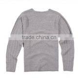 New Fashion Gray Long Sleeve Sweater thumbnail-6