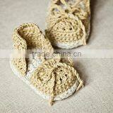 Elegant Nice Design Hot Sales Girl Free Knitting Pattern Baby Shoes thumbnail-3