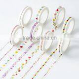9mm*10m Paper Tape DIY Planner Accessories Thin Style Adhesive Tape thumbnail-2