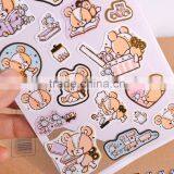 Adhesive Sticker Custom Fiber Paper Decorative Sticker Gold Stamp DIY Sticker thumbnail-4