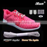 Untied Flat Elastic Shoelaces For Disabled With Special Need - White No Tie Convienient Quick Shoes Lace - 10 Colors thumbnail-2