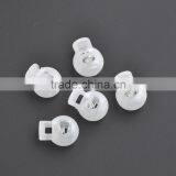 Transparent Plastic Round Ball Cord Lock End Toggles Spring Clip Stoppers for 6-7mm Bungee Shock Cord HLD/K-003 thumbnail-1