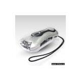 Crank Dynamo LED Flashlight With AM/FM Radio and Mobile Phone Charger