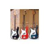 Left Handed Basswood Neck Electric Bass Instrument For Children , Chrome Hardwares thumbnail-1