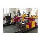 High Precision Vertical CNC Plasma Cutting Machine for H-beam Production , 12000mm Rail