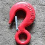 US Type Eye Hoist Hook With Latch thumbnail-1