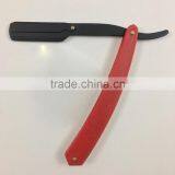 Barber Shaving Razors Red Plastic Handle