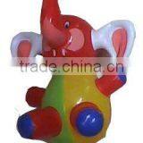 Retail Elephant Carton Pvc Toys for Kid,promotion Print Animal Inflatable Toys