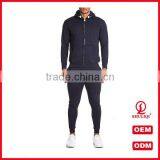 Mens Sportswear Slim Fit Plain Training Tracksuit / Warm up Tracksuit Wholesale for Men H-2108 thumbnail-1