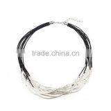 2015 Fashion Metal Chain Necklace Multi-layer Necklace With Wax Line