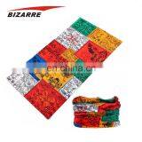 Hot Sell Custom Breathable Facemask Multicolor Square Polyester Bandana Scarf For Unisex