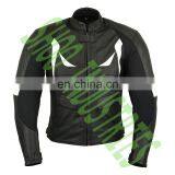 FactoryExtreme Pressido Mens Black Hoodie Biker Leather Jacket thumbnail-2
