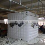 Cuatomized Inflatable Cube Tent , Inflatable Photo Booth With LED Light thumbnail-3