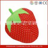 custom stuffed strawberry plush fruit soft toy