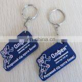 Customize Design Cheap Mini Silicone Keychain Key Holder Key Ring With Embossed Logo thumbnail-2