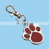 Paw print shape dog pet ID tags