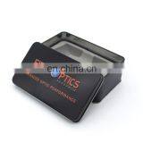 Black Matte Printed Gift Packaging Tin Box