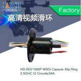 Shenzhen 12 Circuits Lead Free Shadowless Lamp Video Connector Capsule Slip Ring