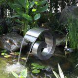 Stainless Steel Garden Water Spillway Fountain Indoor Swimming Pool Waterfall thumbnail-5