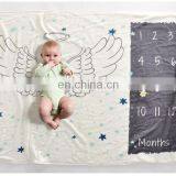 Factory Quality Spearmint Baby Monthly Milestone Blanket for Girl Boy thumbnail-3
