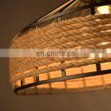 Popular Industrial Fancy Hemp Rope Lamp Edison Pendant Light thumbnail-3