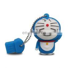 PVC Cartoon Anime OTG Usb Flash Drive / Cartoon Mobile Phone Usb Memory Stick