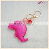 New Designs Crystal Elephant Animal Keychain With Beads Promotional thumbnail-2