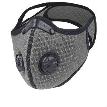 Sports mask Cycling design city activated carbon filter Anti dust Bike mask Breathable mesh Bicycle Mask with double Valve