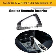 Pure Carbon Fiber Center Console Interior Trims for BMW ALL Series thumbnail-2