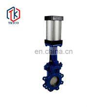 Tyco Valve Ductile Iron Carbon Steel Stainless Steel Lug Type Pneumatic Knife Gate Valves thumbnail-4