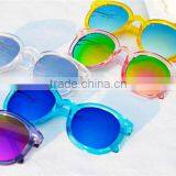 2016 Women New Style Fashion Round Translucent Crystal Frame Sunglasses thumbnail-2