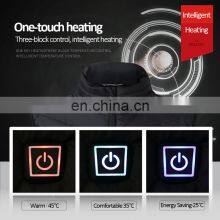 New 9 Places Heated Vest Men Women Usb Jacket Heating Vest Thermal Clothing Hunting Vest Winter BlackS-6XL thumbnail-4