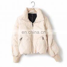 2021 Autumn and Winter New Lazy Wind Thickened Loose Cotton Jacket Trend Women's Cotton-padded Jacket Bread Jacket thumbnail-4