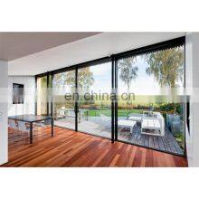 Balcony Patio Entrance Aluminum Tempered Glass Sliding Doors
