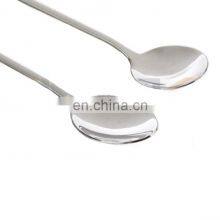 High Quality Long Handle Round Shape Stainless Steel Coffee Stirring Spoon thumbnail-3