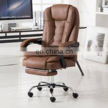Cheap Price Manufacturer High Quality Tested Certificate Leather Ergonomic Massage Swivel Reclining Office Chair for Adult thumbnail-2