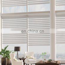 Zwave/ Tuya Battery Remote Control Roll Up Double Layers Duo Shades Zebra Blinds Wifi Motorised Roller Shade thumbnail-2