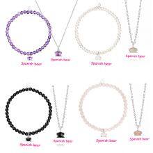 Spanish Bear TOU-S Silver Plated Jewelry Bracelets Edition Women Necklaces Fashion Charming Stud Earrings thumbnail-1