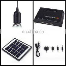 4W Solar Charging System Light USB 6V Mobile Phone Charger Camping Fishing Outdoor Bulb System thumbnail-5
