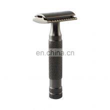 Best Quality Reusable Black Metal Double Edge Safety Razor Shaving Razor thumbnail-1