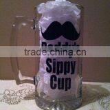 Dad Sippybeer Glass Mug thumbnail-1