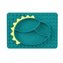Kids Dinner Tray Silicone Baby Tableware Popping It Bubble Plate