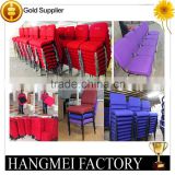 Embroidery Logo church chair for wholesale