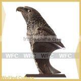 Metal Casting Bronze Eagle Sculpture for Interior Deco