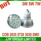 New design gu10 spot light 5630 chip 4000k 4500k nature white 5W dimmable mr16 led spotlight with low price
