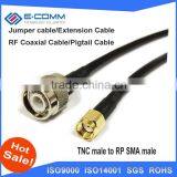 New RP-SMA Male Plug Connector Switch TNC Male Plug Convertor RG58 50cm Wholesale for Wifi Router